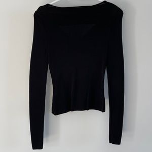 360 Cashmere Italian Yarn criss cross back top